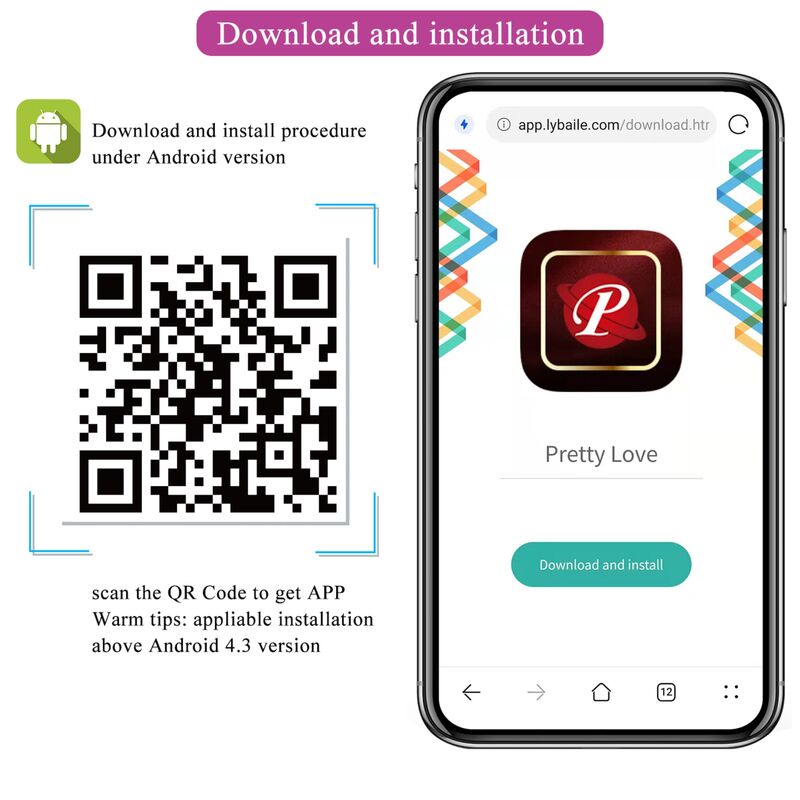 Fisher Pink Vibrierendes Ei App-gesteuert
