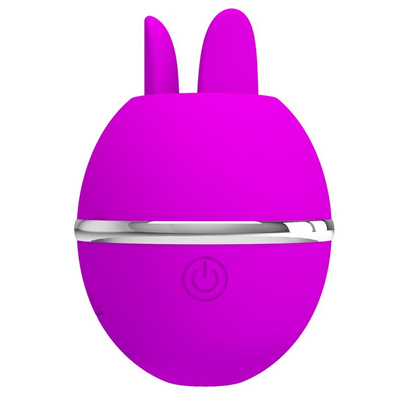 Lilafarbener runder Silikonvibrator „Gemini Ball“