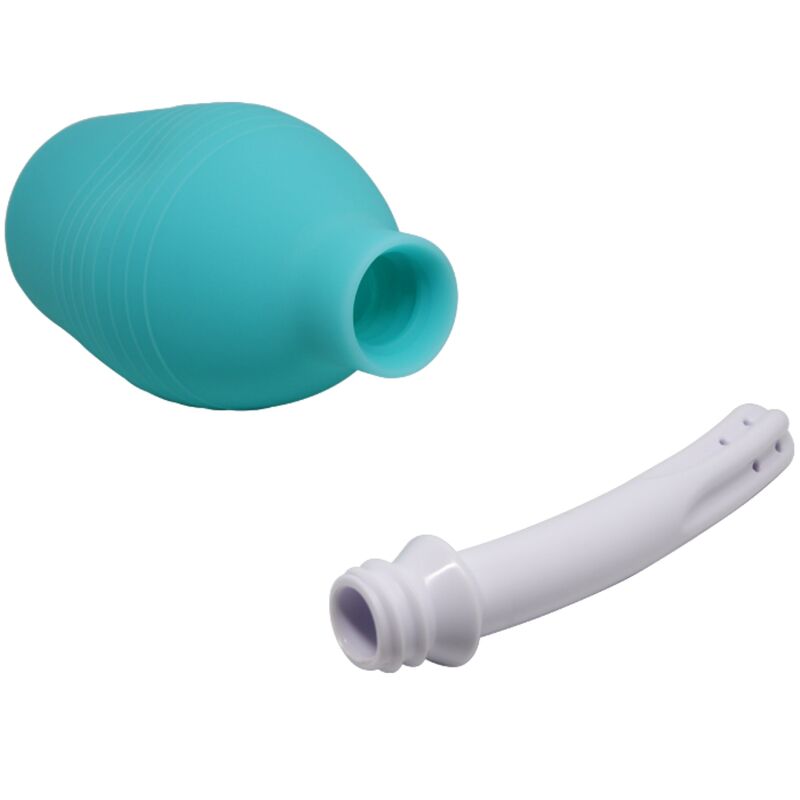 Blaue Gummidusche Birne anal