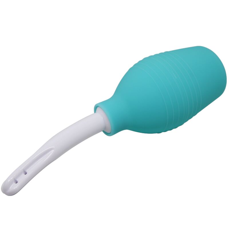 Blaue Gummidusche Birne anal