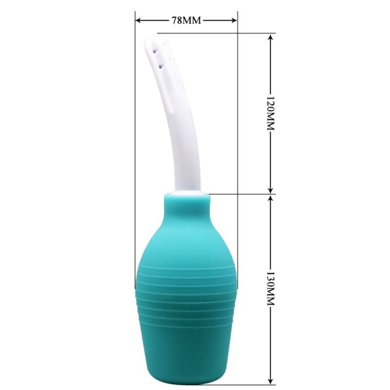 Blaue Gummidusche Birne anal