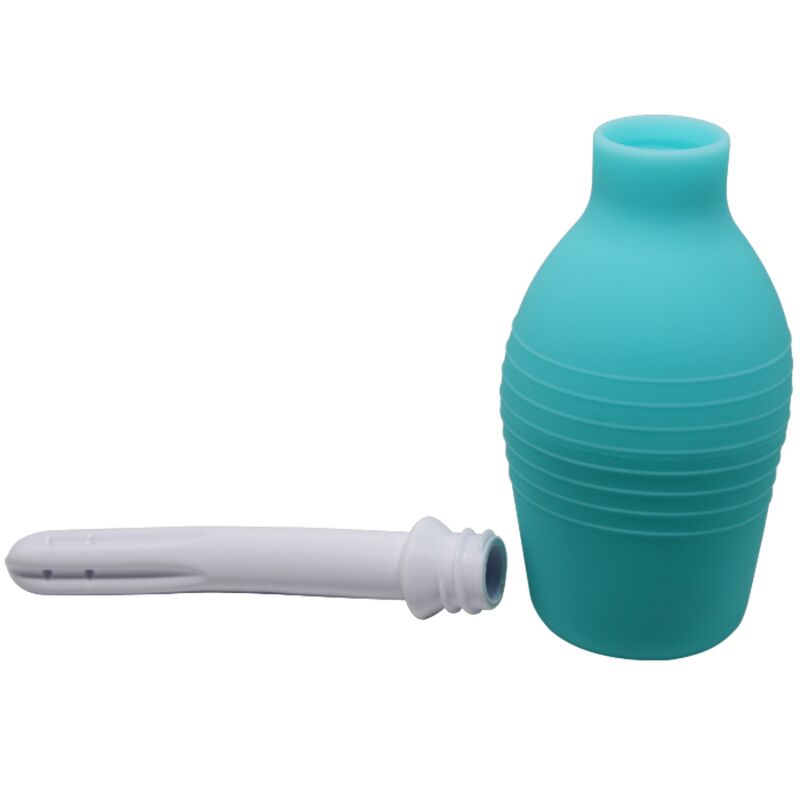 Blaue Gummidusche Birne anal