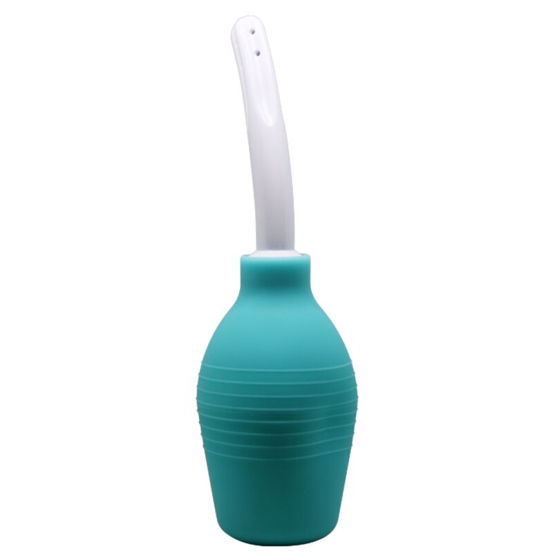 Blaue Gummidusche Birne anal