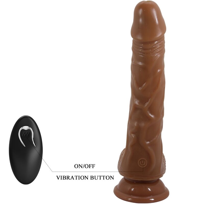 Bodach realistischer Vibrator mit Saugnapf-Fernbedienung