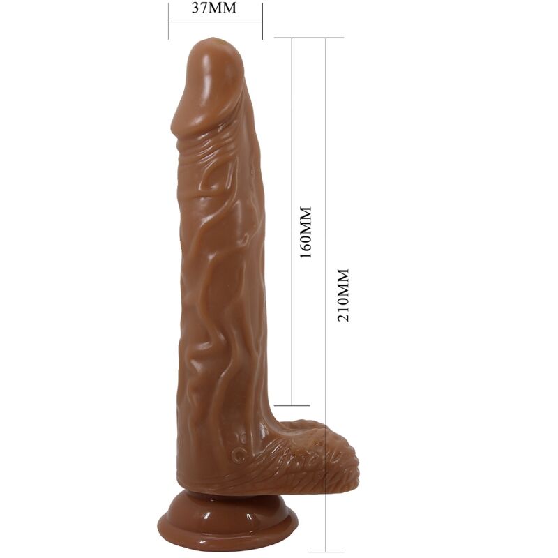Bodach realistischer Vibrator mit Saugnapf-Fernbedienung