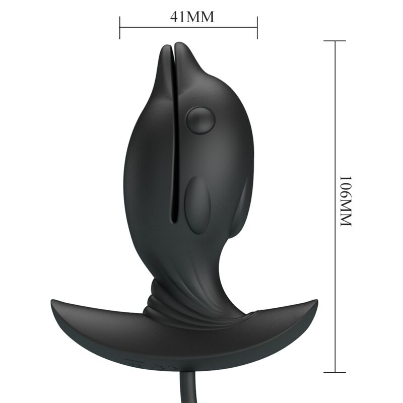 Aufblasbarer und wiederaufladbarer Delphin-Analplug