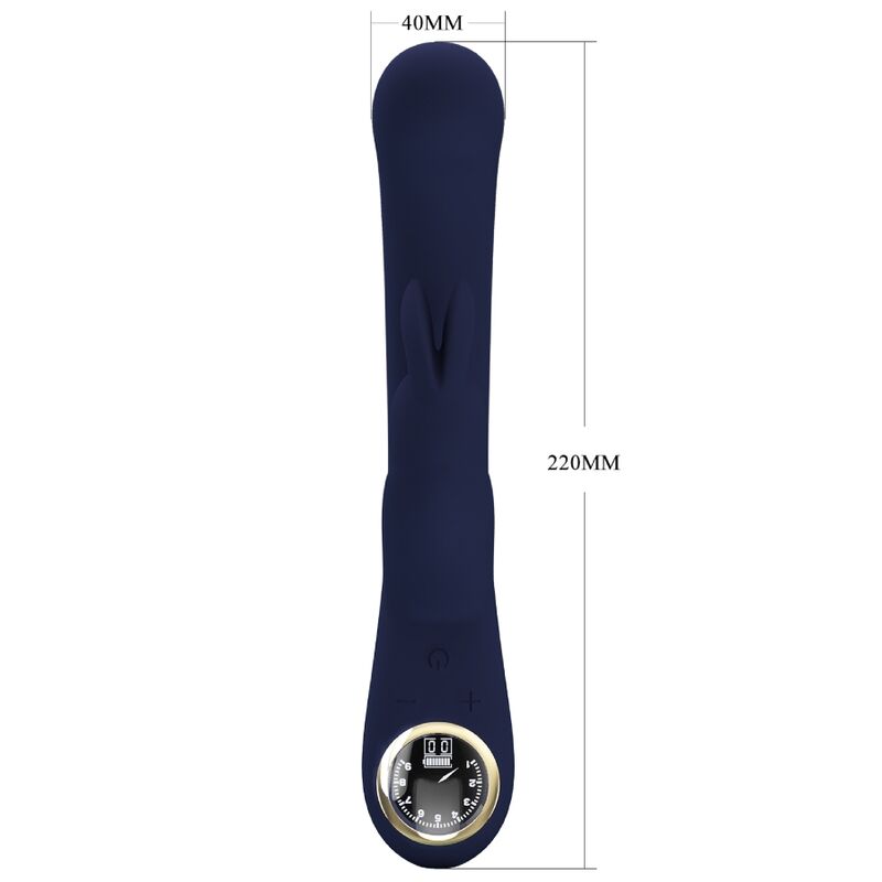 Lamar Rabbit- und G-Punkt-Vibrator Blau