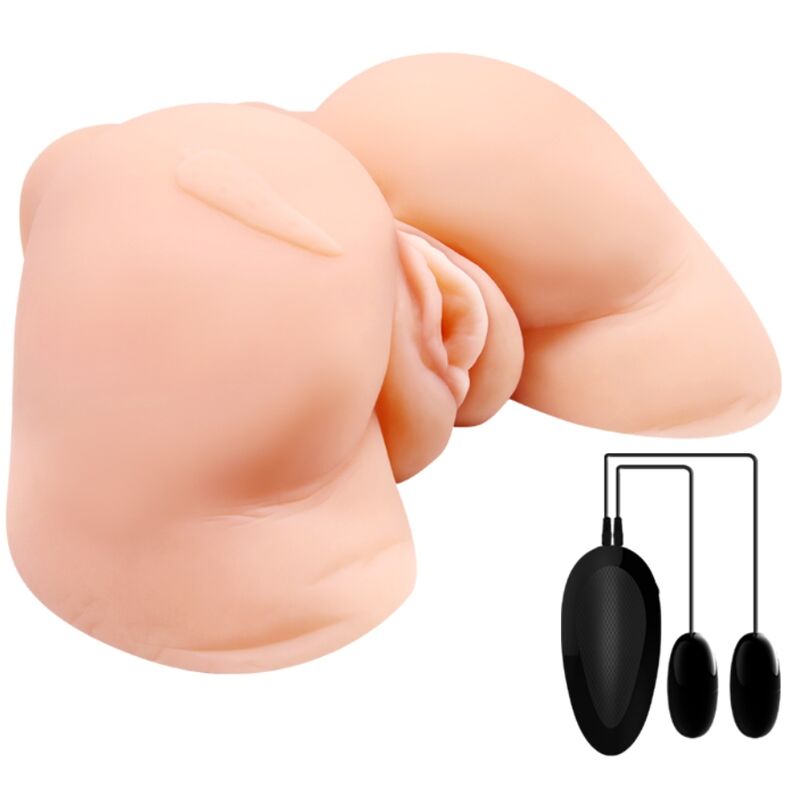 Vagina und Anus mit realistischem Netz mit Vibration