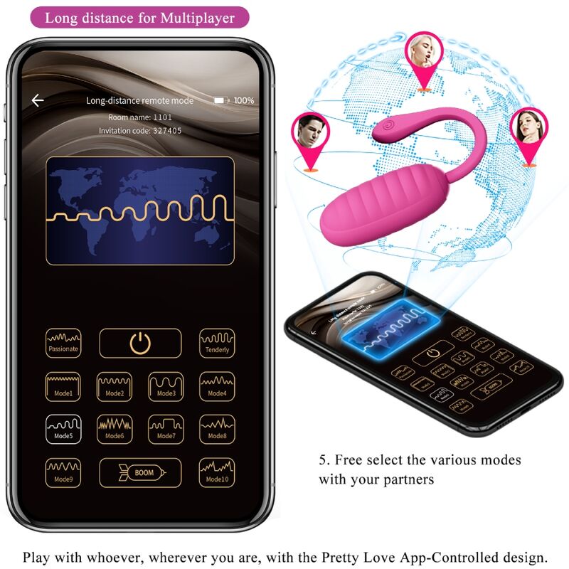 Catalina Pink Wiederaufladbares Vibro-Ei