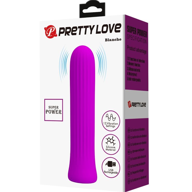 Weiß-rosa Vibrator-Stimulator