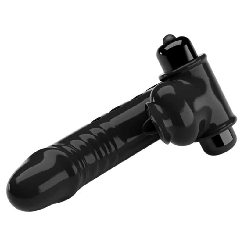 Corbin Schwarze Vibrator-Fingerabdeckung