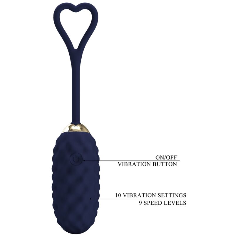Vivian Blue Vibrierendes Ei mit Fernbedienung
