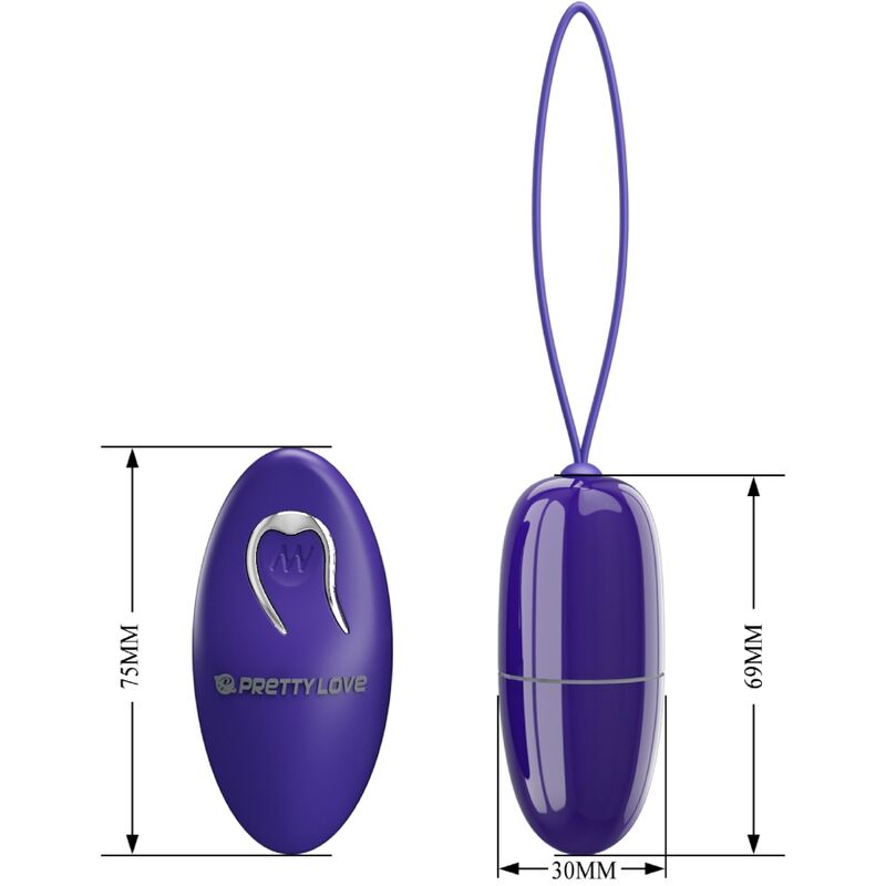 Selkie Youth Mini-Vibrationsei mit Fernbedienung, Lila