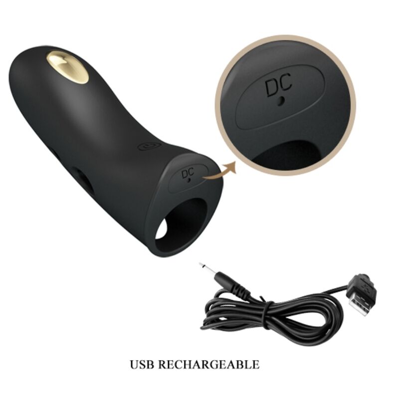 Marico schwarze Elektrostimulations-Fingerabdeckungen