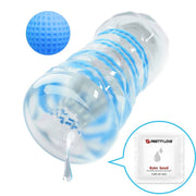 Kleiner blauer Spiralmasturbator