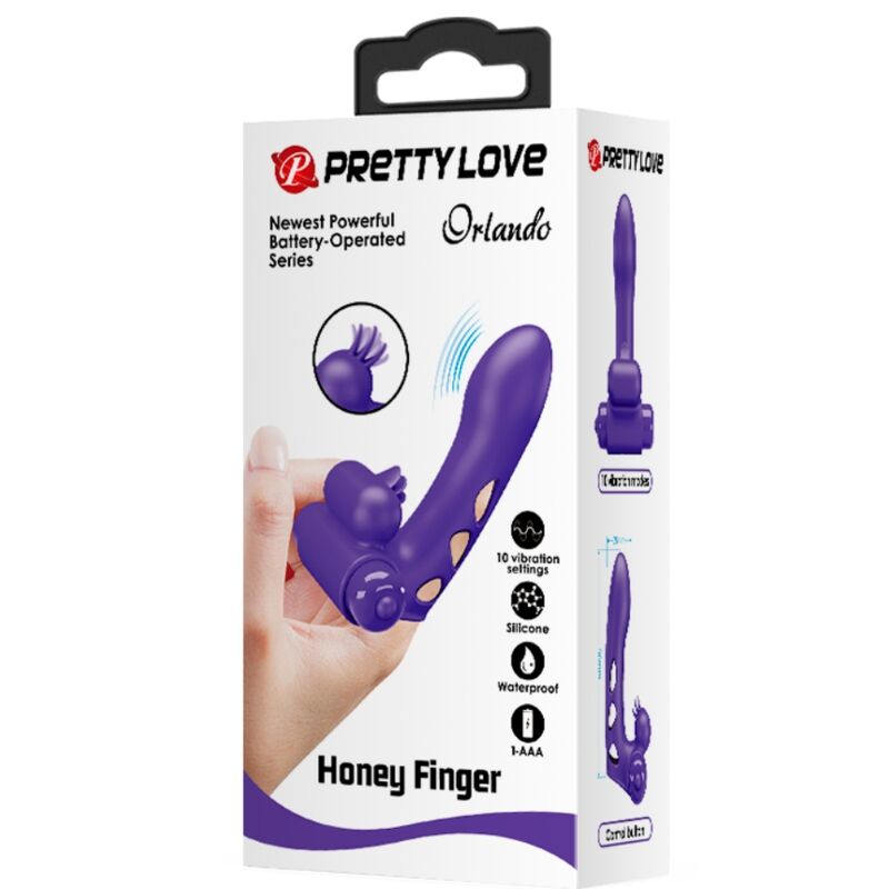Orlando Lila Vibrator-Fingerabdeckung