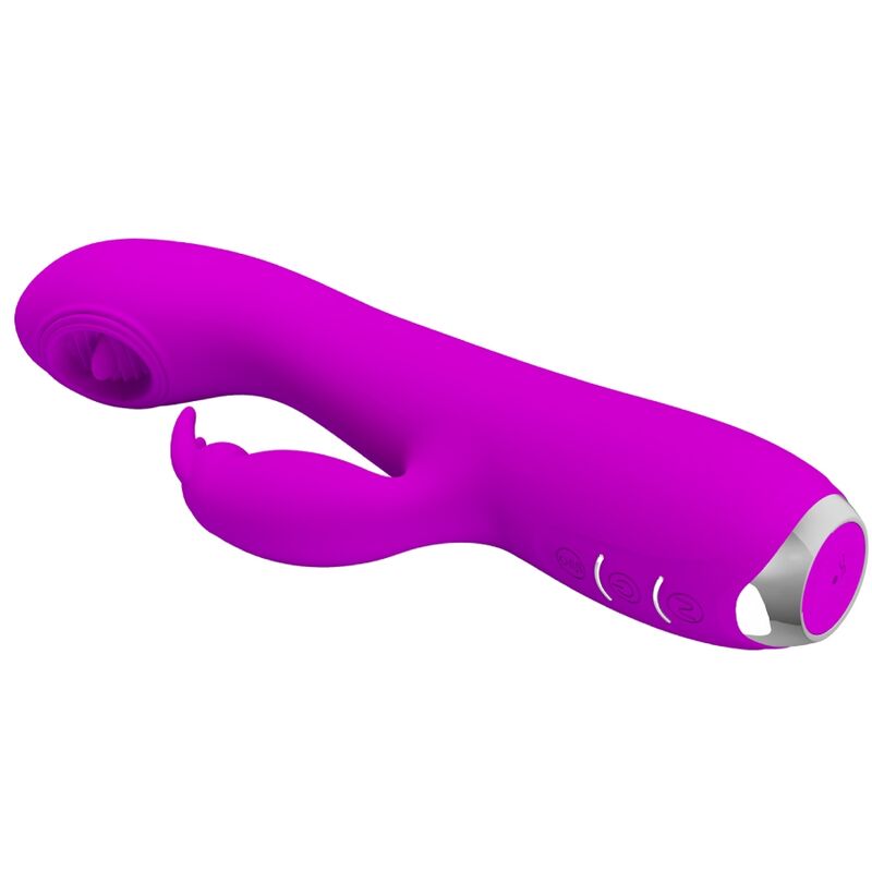 Rachel Wiederaufladbarer Vibrator mit Saugnapf Lila