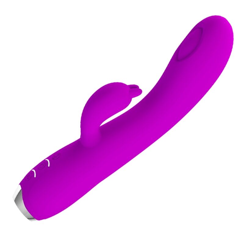 Lila wiederaufladbarer Saugvibrator Regina