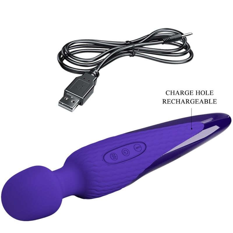 Antony Youth Wand Vibrator Lila Wärmeeffekt