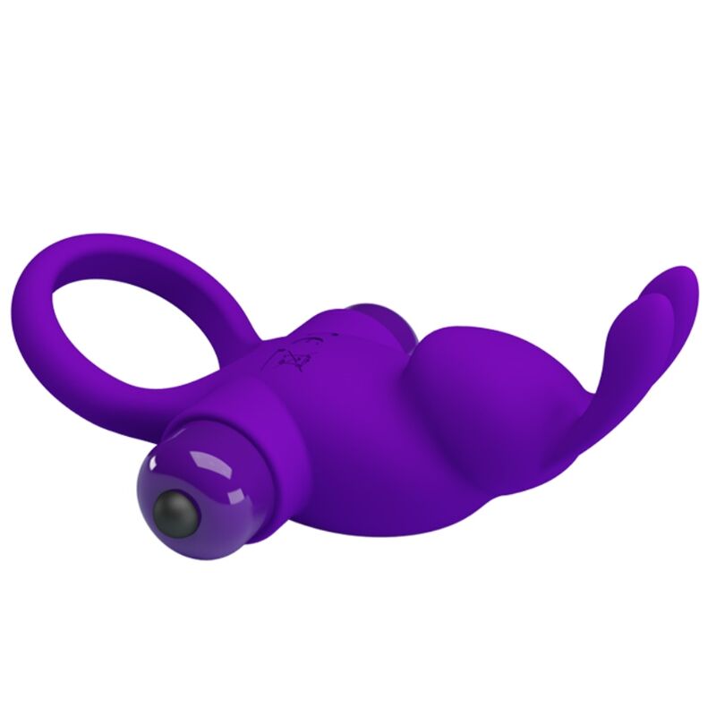 Lilafarbener Penisvibratorring i-Rabbit