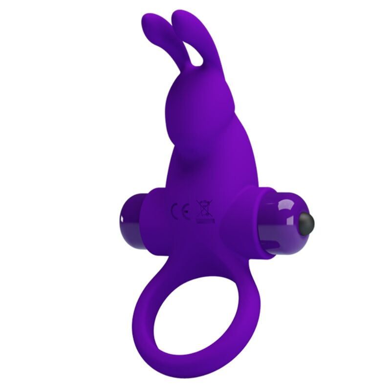 Lilafarbener Penisvibratorring i-Rabbit