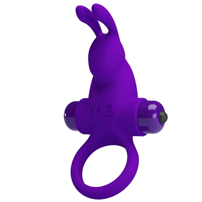 Lilafarbener Penisvibratorring i-Rabbit