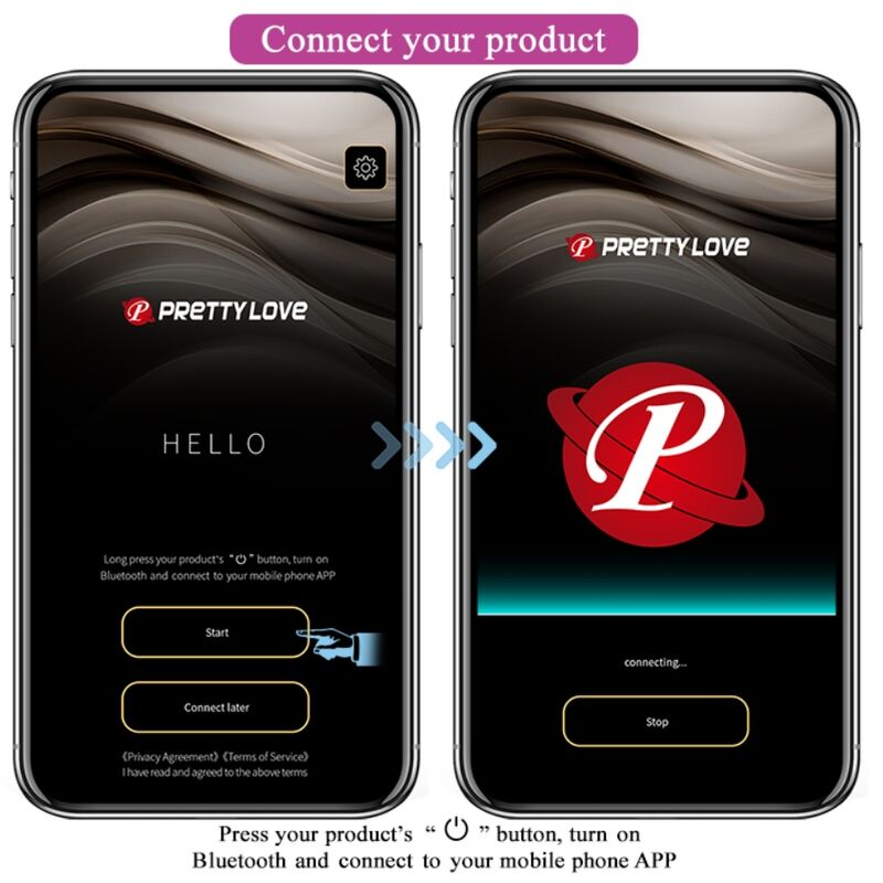 Elvira Lila wiederaufladbare vibrierende Kugeln