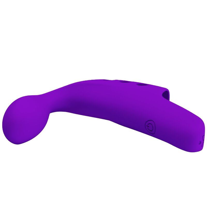 Lila Gorgon wiederaufladbarer Fingervibrator