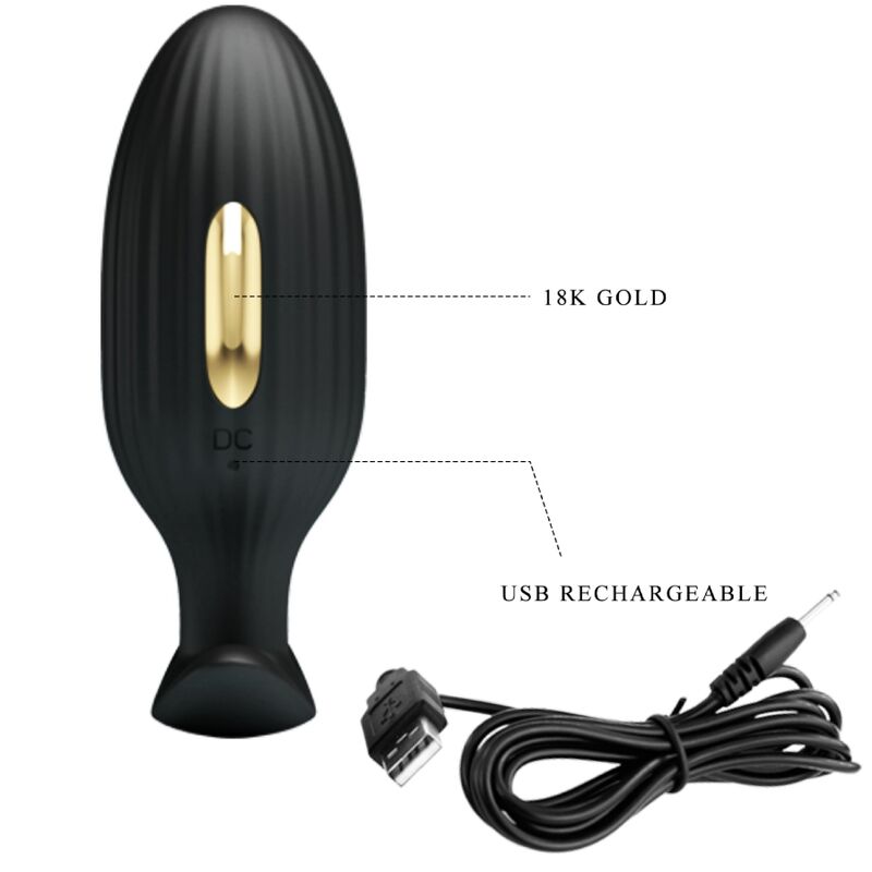 Jefferson Black App-gesteuerter Analplug