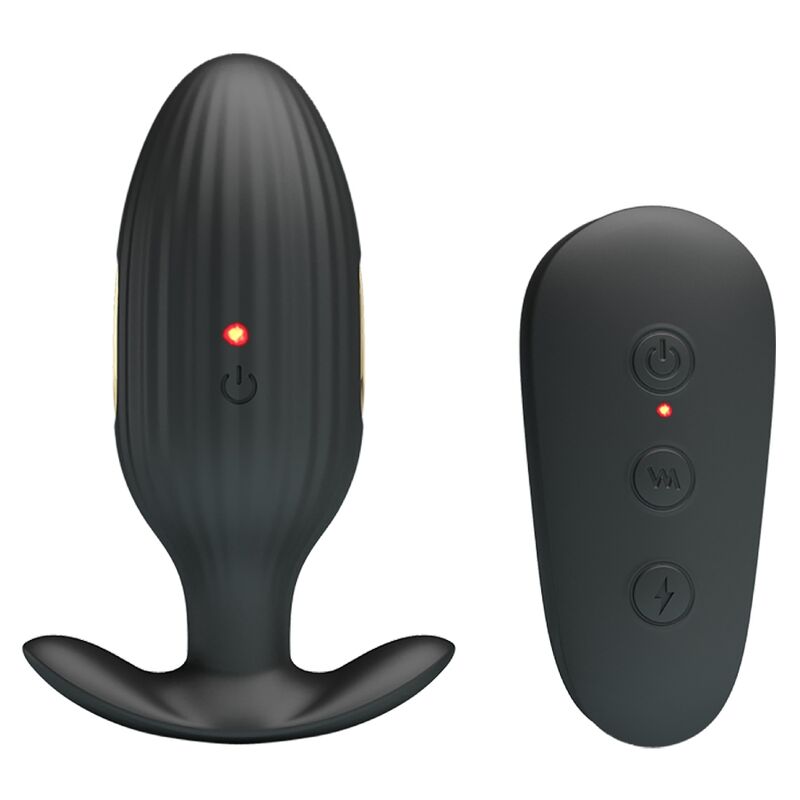 Kelly Plug wiederaufladbarer Analvibrator schwarz