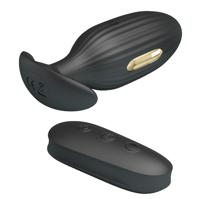 Kelly Plug wiederaufladbarer Analvibrator schwarz