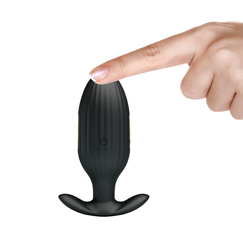 Kelly Plug wiederaufladbarer Analvibrator schwarz
