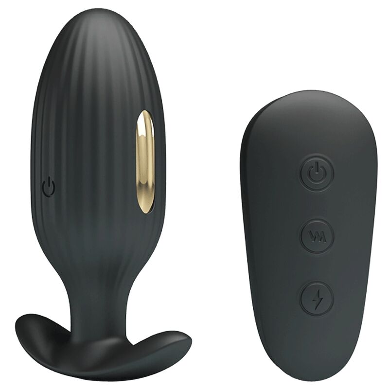 Kelly Plug wiederaufladbarer Analvibrator schwarz
