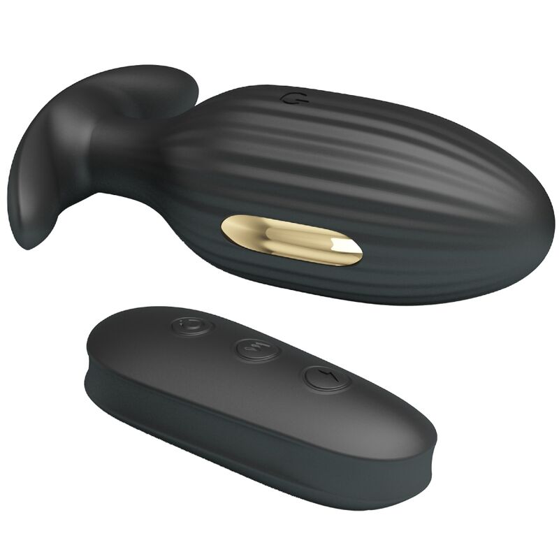 Kelly Plug wiederaufladbarer Analvibrator schwarz