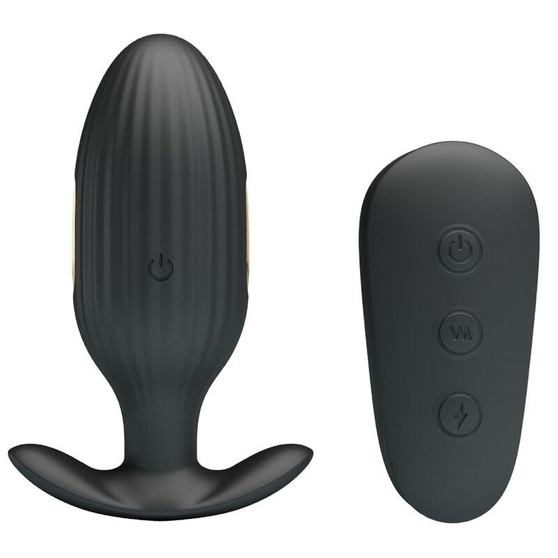 Kelly Plug wiederaufladbarer Analvibrator schwarz