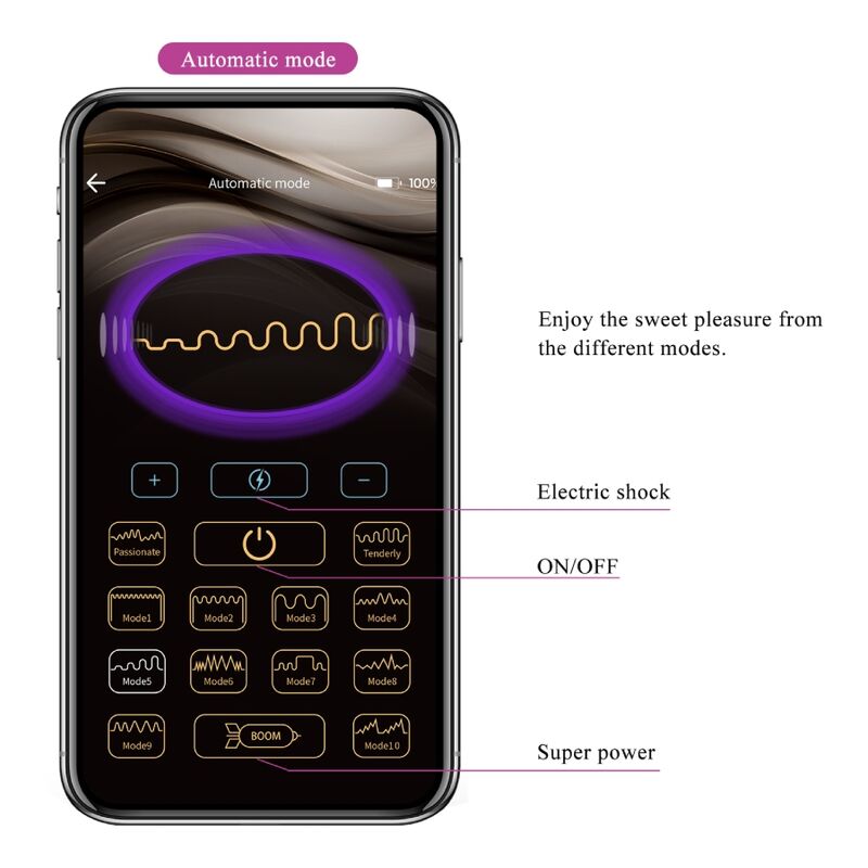 Jefferson Black App-gesteuerter Analplug