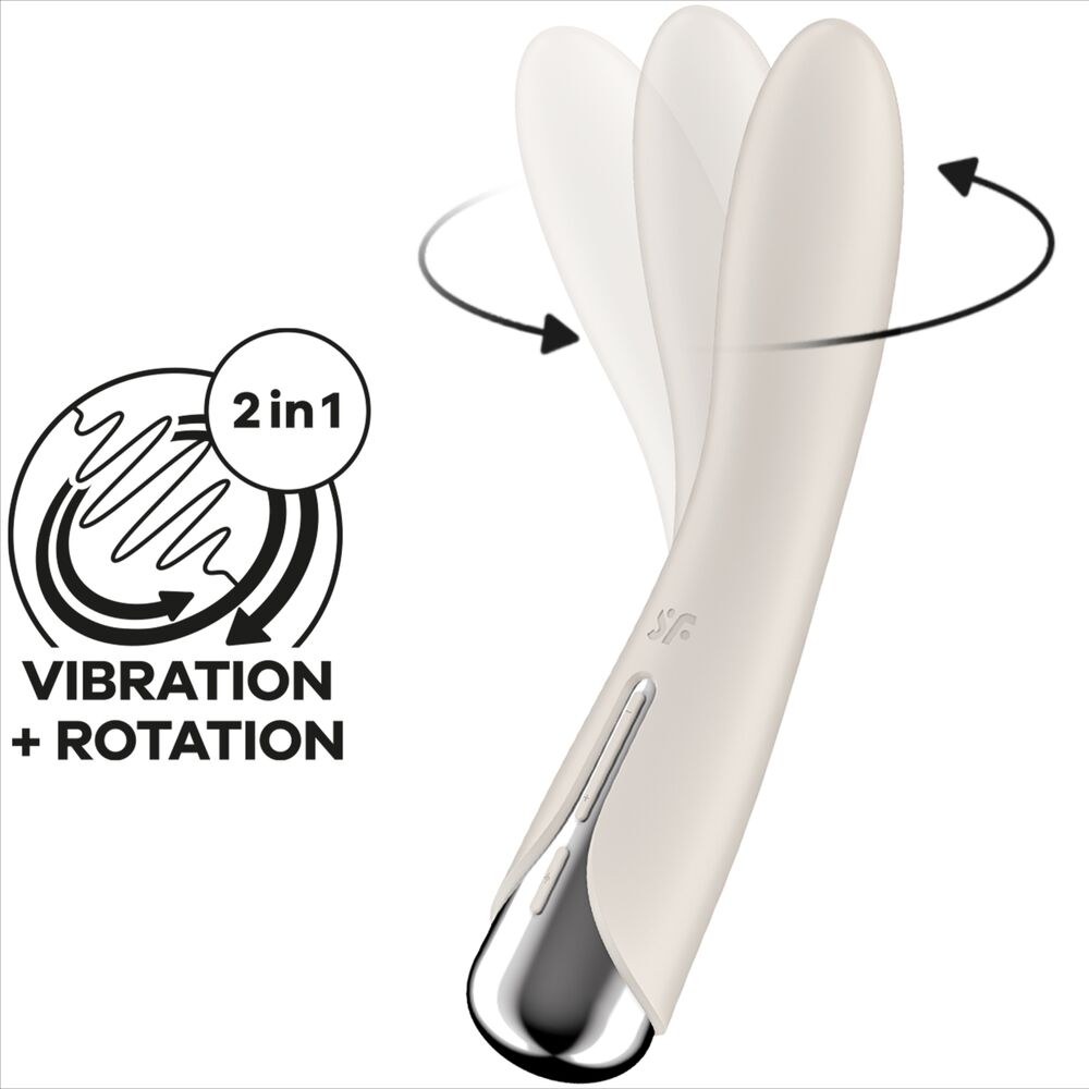 Spinning Vibe 1 roter G-Punkt-Rotator-Vibrator