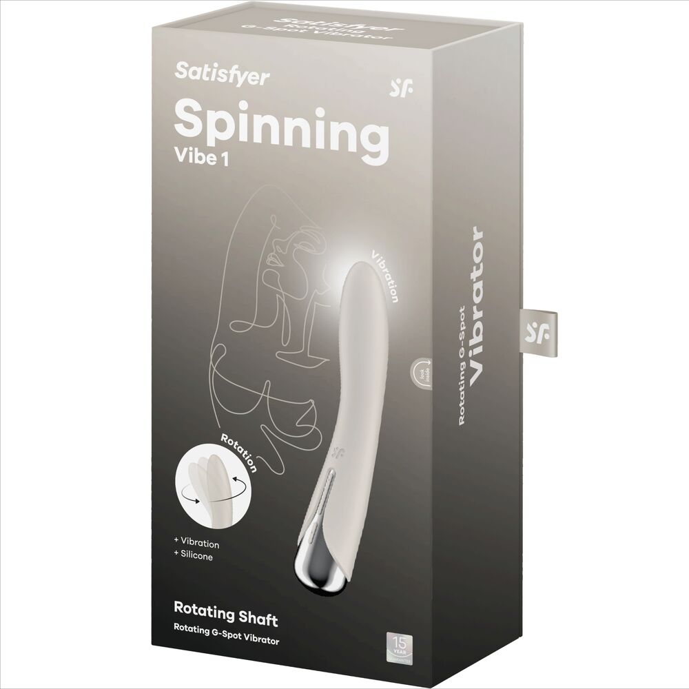 Spinning Vibe 1 roter G-Punkt-Rotator-Vibrator