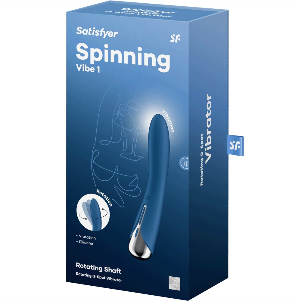 Spinning Vibe 1 roter G-Punkt-Rotator-Vibrator
