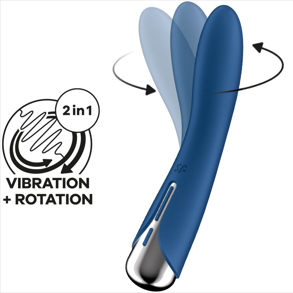 Spinning Vibe 1 roter G-Punkt-Rotator-Vibrator
