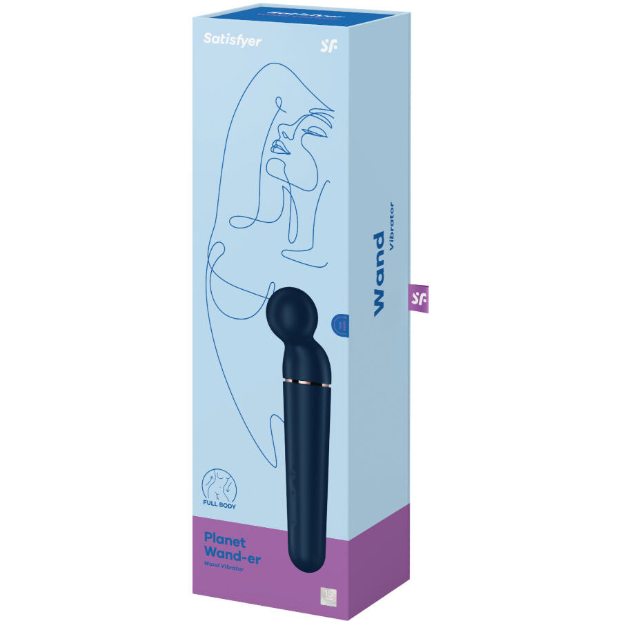 Planet Wand-Er Vibrator-Massagegerät, Beere