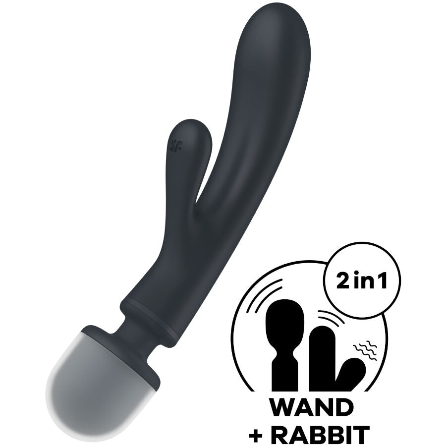 Triple Lover Massagegerät, Vibrator, Kaninchen, rosa