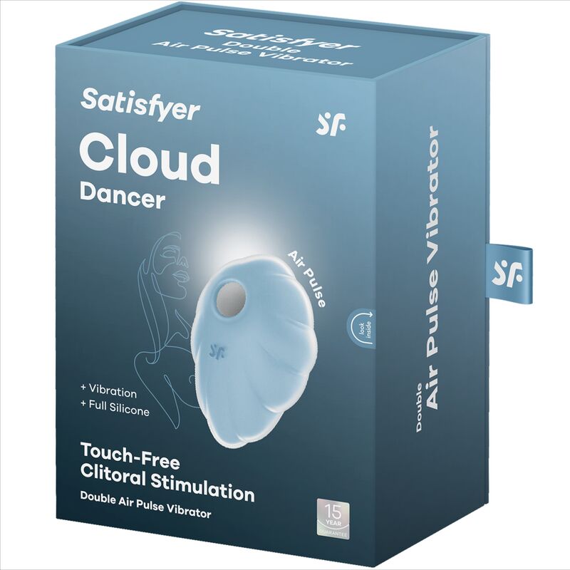 Cloud Dancer Grüner Luftpulsvibrator