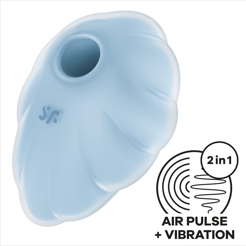 Cloud Dancer Grüner Luftpulsvibrator