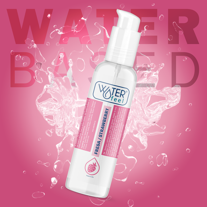 Erdbeer-Gleitmittel auf Wasserbasis, 175 ml