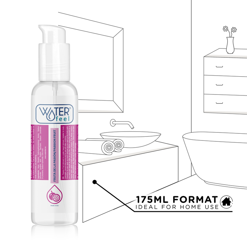 Passionsfrucht-Gleitmittel auf Wasserbasis, 175 ml