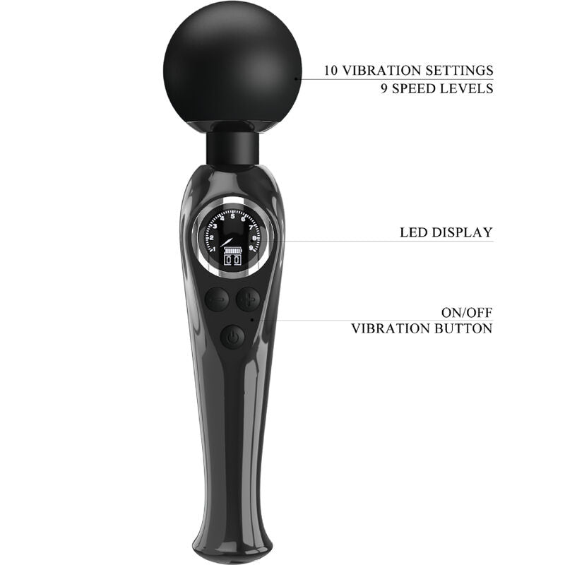 Skyler Schwarzer Vibratorstab