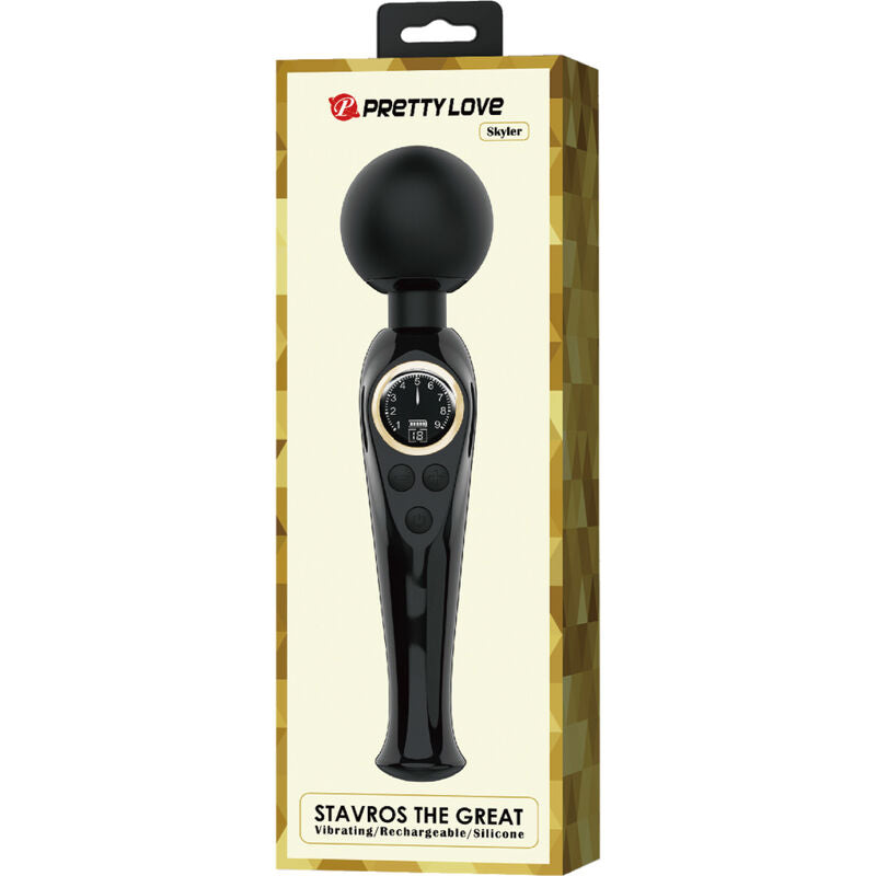 Skyler Schwarzer Vibratorstab