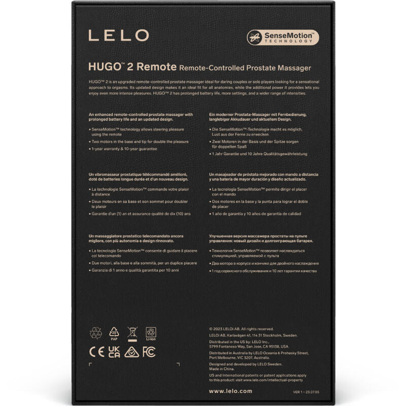 Hugo 2 Prostata-Kontrollmassagegerät mit Fernbedienung, grün