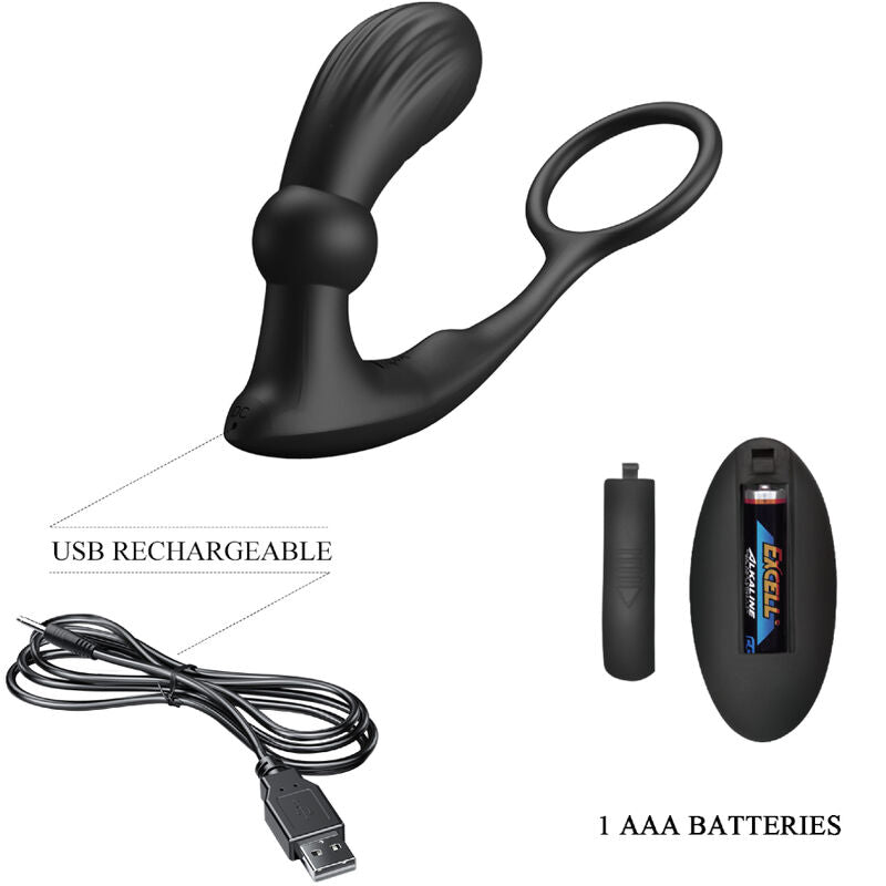 Warren Black Analring und Vibrator